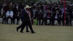 VOICED : Pedro Castillo juramenta a izquierdista como jefe de gabinete News Clip