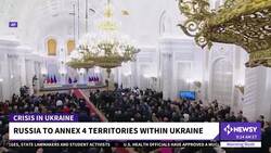 Putin Formally Annexes Ukrainian Territories As Kyiv Seeks NATO Entry News Clip