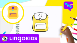 How to Draw a School Backpack Instructional Video