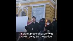 Police crackdown on anti-war protests in Russia News Clip