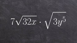 How to Multiply Two Radical Expressions and Then Multiply Instructional Video