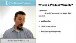Marketing - What is Product Warranty? Instructional Video