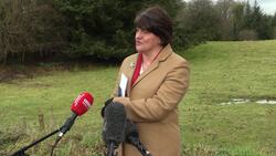 Arlene Foster reacts to claims of Brexit red tape for military News Clip