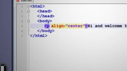 HTML Tutorial: Page Formatting Instructional Video