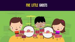5 Little Ghosts Song for Kids Halloween Songs for Children The Kiboomers Instructional Video