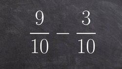 How to subtract fractions with like denominators and proper answers Instructional Video