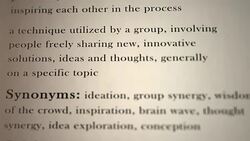 Brainstorming Definition Stock Footage