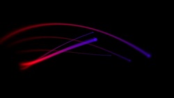 Motion red and blue lines abstract background Stock Footage