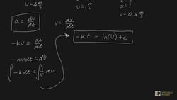 rectilinear motion example particle decelerating Instructional Video
