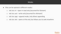 C++ Standard Template Library in Practice - File I/O Instructional Video