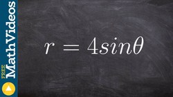 Rewriting a polar equation in rectangular form Instructional Video