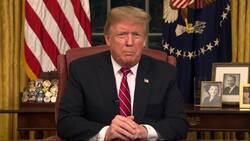 Trump speaks of 'humanitarian crisis' at border Instructional Video