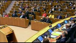 Nigel Farage causes ruckus at EU general assembly News Clip