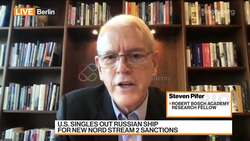 U.S. Singles Out Russian Ship for New Nord Stream 2 Sanctions News Clip