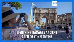 Italian authorities begin repair works on Arch of Constantine after lightning strike Instructional Video