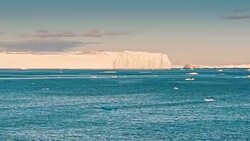 Arctic ocean landscape Stock Footage