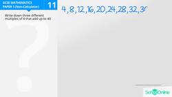 GCSE Secondary Maths Age 13-17 - Number: Multiplier - Explained Instructional Video