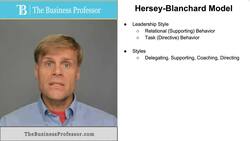 Hersey Blanchard Situational Leadership Model Instructional Video