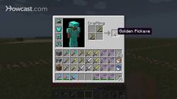 Minecraft Tutorial: How to repair tools in Minecraft Instructional Video