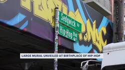 Massive mural pays homage to rap pioneers at Sedgwick Avenue ‘birthplace of hip-hop’ News Clip