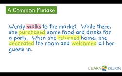 Understanding and Using Simple Verb Tenses Instructional Video