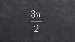 Converting an angle in radians to degrees Math free answers Instructional Video