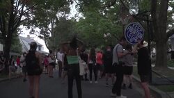 CLEAN : US abortion rights activists protest outside Justice Kavanaugh's house News Clip