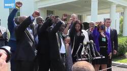 George Floyd Family Meets With President One Year After His Murder News Clip