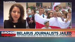 Belarus: Two journalists sentenced to two years in prison for live reporting of protest News Clip