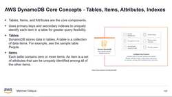AWS Serverless Microservices with Patterns and Best Practices - AWS DynamoDB Core Concepts - Tables, Items, Attributes, Indexes Instructional Video