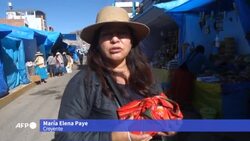 VOICED : La ancestral feria aymara Alasitas vuelve al altiplano de Perú tras dos años News Clip