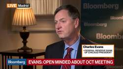 Fed's Evans on Manufacturing Weakness, Inflation, Monetary Policy News Clip