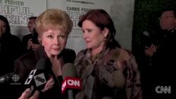 Debbie Reynolds dies 1 day after the death of her daughter, Carrie Fisher News Clip