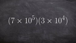 Determine the product of two numbers in scientific notation Instructional Video