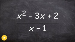 Breaking down synthetic division step by step Instructional Video