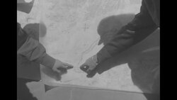 United Nations Command and communist delegates; Maj. Gen. Turner talks about map; Adm. Joy talks to reporters at armistice conference News Clip