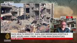 Gaza health ministry: Shifa and Indonesian hospitals just 'hours away' from shutting main generators News Clip