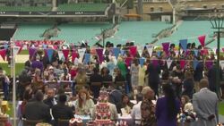 Charles and Camilla attend the Big Jubilee Lunch News Clip