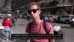 Russian military personnel seen at Russia-Georgia border News Clip