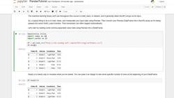 Create a computer vision system using decision tree algorithms to solve a real-world problem : Introduction to Pandas Instructional Video