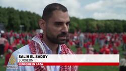 Thousands attend ‘red line’ protest in The Hague against Israel’s Gaza war News Clip