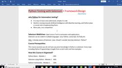 Selenium Python Automation Testing from Scratch and Frameworks - Why Choose Selenium for Your Test Automation Needs? Instructional Video