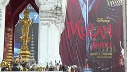 CLEAN : Posters of Mulan movie in Bangkok as boycott calls grow News Clip
