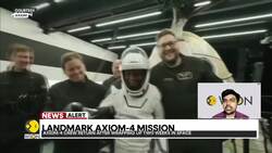 Axiom 4 Historic Splashdown Off California Coast | Astronauts Exits Spacecraft News Clip
