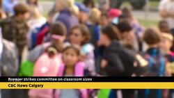 Premier strikes committee on classroom sizes News Clip