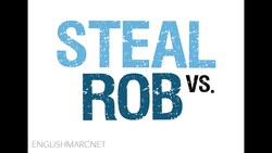 Confusing English: Steal vs. Rob (Differenza tra STEAL e ROB - Adatto per esami Cambridge) Instructional Video