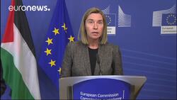 Palestinian Authority president meets senior EU figures in Brussels News Clip