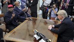 Kanye West Goes Off on Long Rant During Oval Office Meeting | THR News News Clip