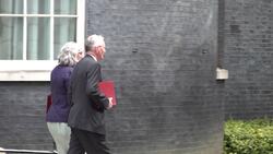 Members of Cabinet leave Downing Street ahead of welfare Bill vote News Clip