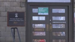 Kirkcaldy Sheriff Court ahead of Yannick Bolasie racism trial News Clip